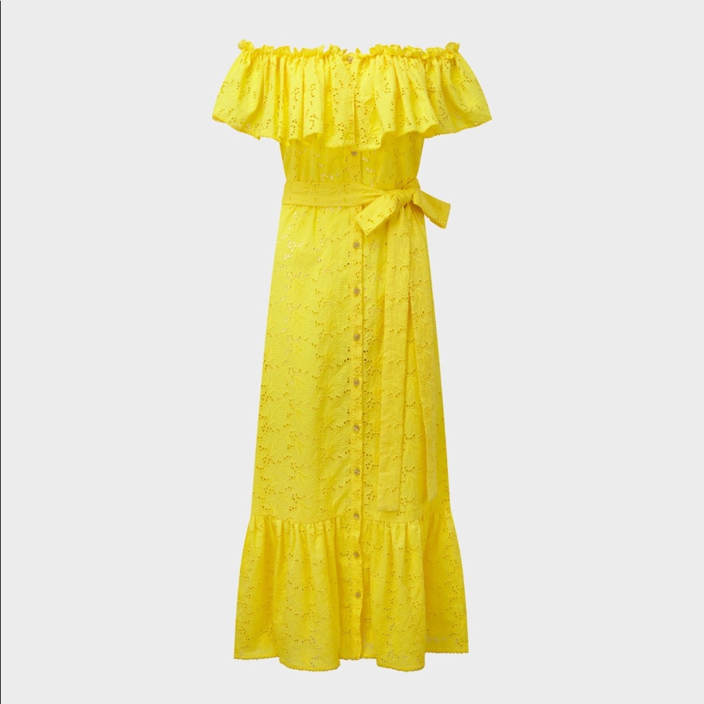 Lisa Marie Fernandez Mira Yellow Dress Size 3